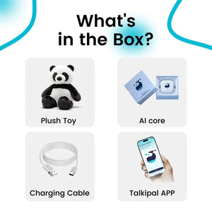 Mochi The Panda – AI Talking Companion Plush Toy for Kids TalkiPal