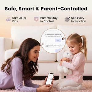 Luna The Cat – AI Talking Companion Plush Toy for Kids TalkiPal