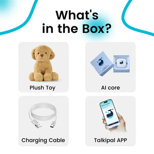 Ollie The Pup – AI Talking Companion Plush Toy for Kids TalkiPal